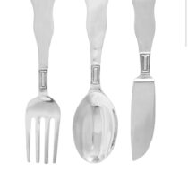 3pc Utensils Kitchen Wall Decor Set 23"