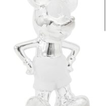 Silver Mouse Character Sculpture